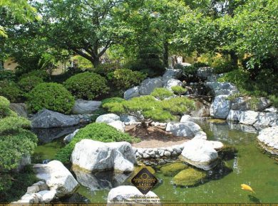 thiết kế sân vườn Nhật Bản